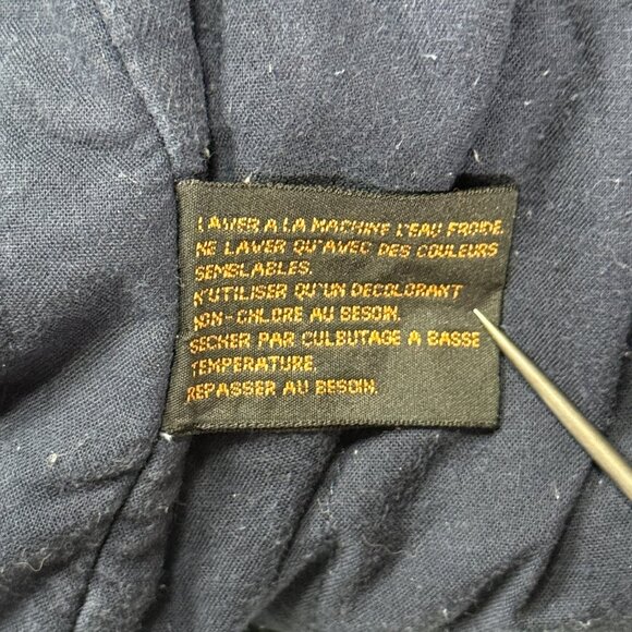 Vintage Eddie Bauer Hoodie Full Zip Green Cotton Blend Heavyweight Size Tall M - Picture 15 of 15